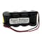 Exell Battery 4.8V 700mAh NiCD Battery w/Wire Leads for Emergi-lite 850.0062 Light EBC-2/3AX4-WIRE - alternate 1